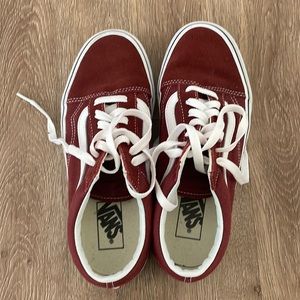Maroon Vans